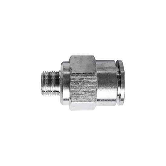 Metal Pu Fitting Straight 12mm X 1/8" M